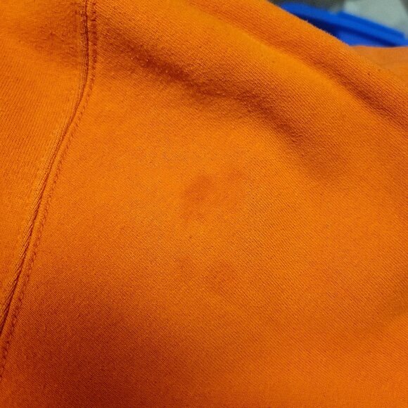 Syracuse University Orange Hood Sweatshirt Blue S Chest Logo Cuse Sleeve Medium - Picture 6 of 7